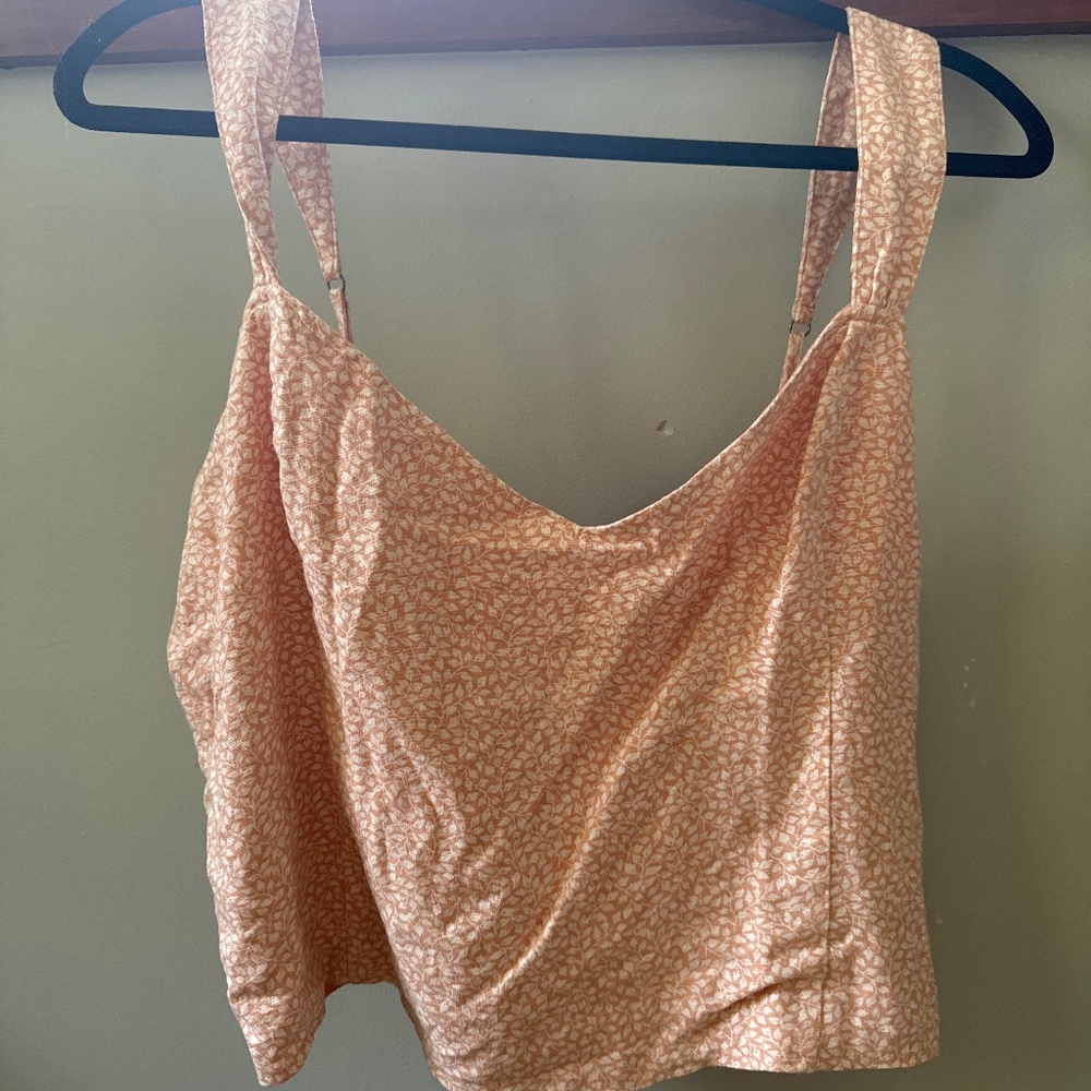 Cropped Printed Top